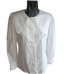 Elegant White Women's Blouse
